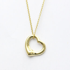 TIFFANY Authentic 18k Gold Diamond Heart Necklace